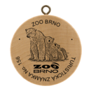 Obrázek č. 3, Turistické známky, No. 156 - ZOO Brno