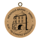 Obrázek č. 1, Turistické známky, No. 1816 - Měnínská brána - Brno