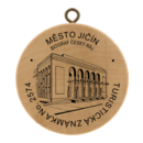 Obrázek č. 2, Turistické známky, No. 2574 - Synagoga a židovská škola, Jičín